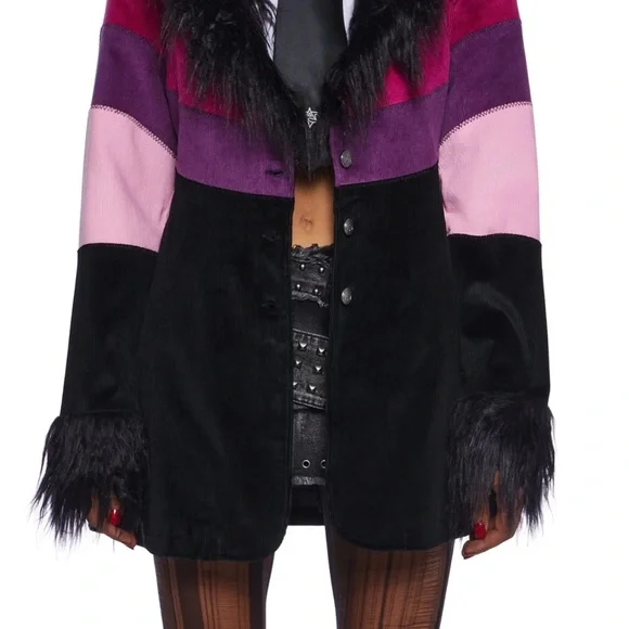 Colorful Women's Jacket with Butterfly Design - Picture 4 of 7